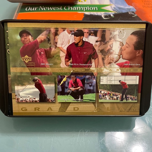 Wheaties TIGER WOODS Cereal Box And Mini Box Limited Edition 24K Gold Signature - Picture 12 of 16